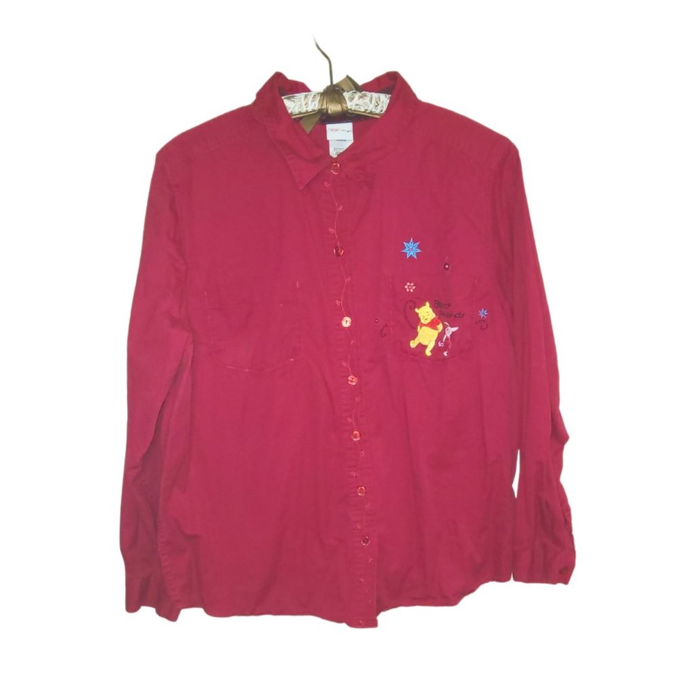 Button up Long-sleeved WInnie The Pooh